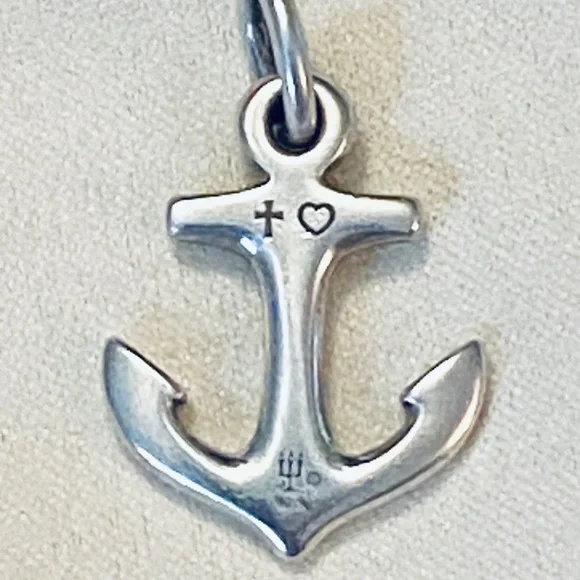 James Avery from The Heart Cross Charm - Sterling Silver